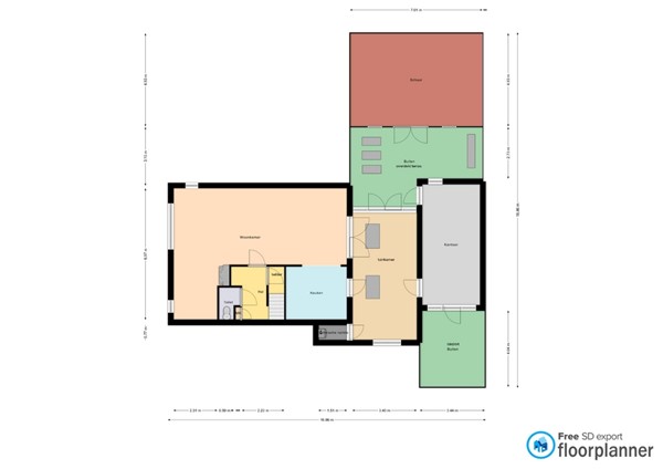 Floorplan - Pastoor Goossensstraat 29, 5985 PZ Grashoek